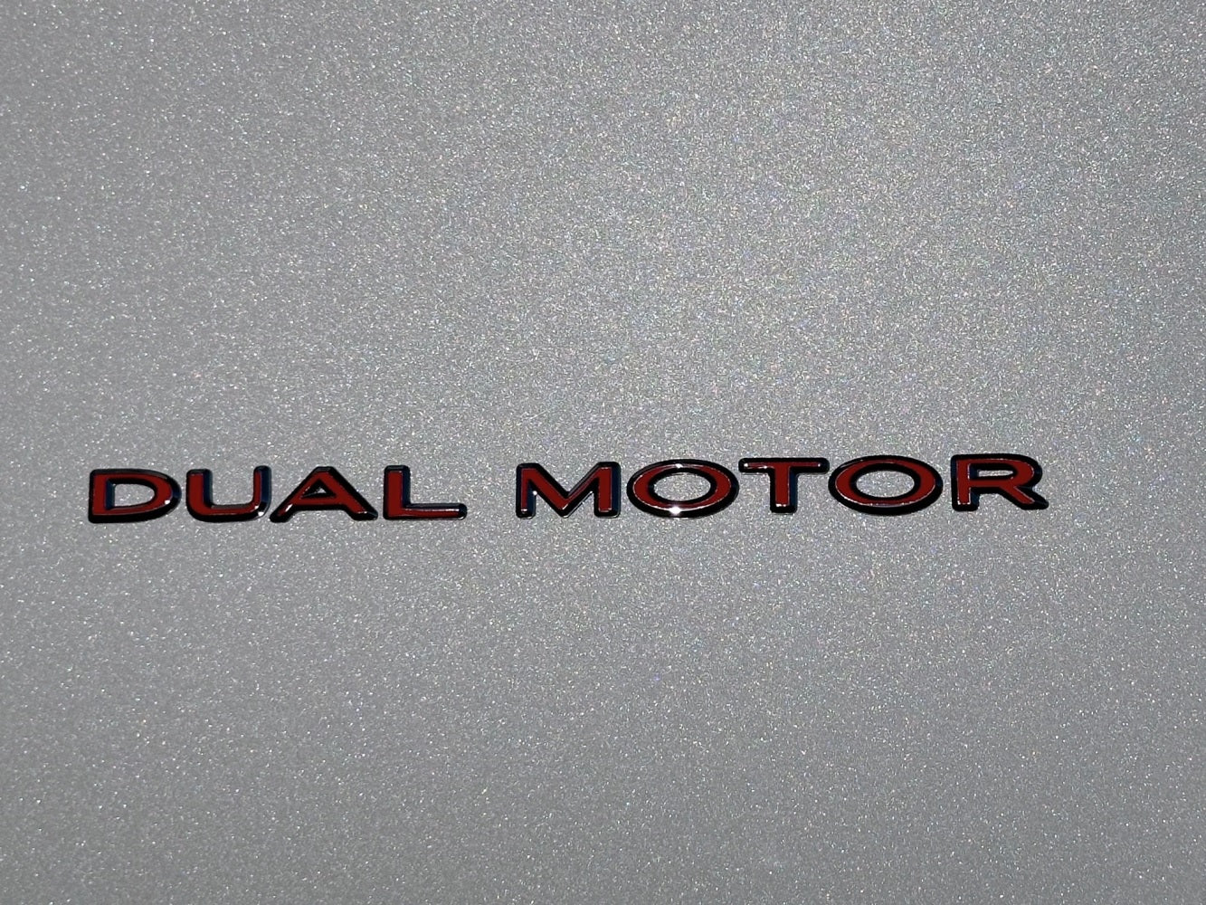 Tesla Model S / X / Y / 3 Dual Motor Emblem Sticker