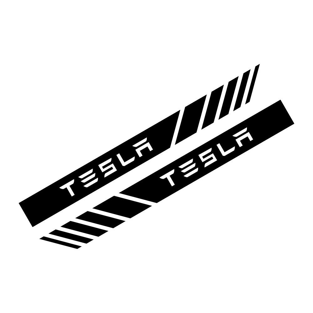 Tesla Model 3 Side Mirror Cover Sticker - 8 Inches