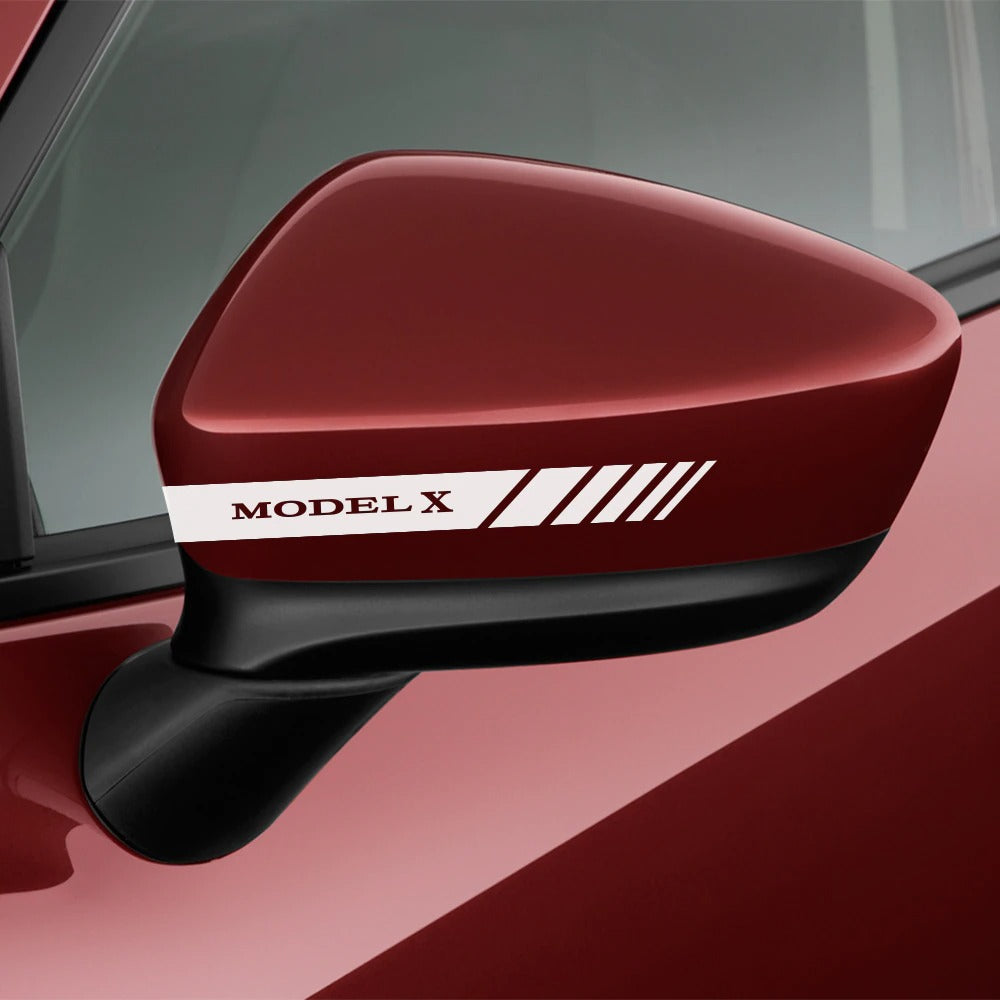 Tesla Model 3 Side Mirror Cover Sticker - 8 Inches
