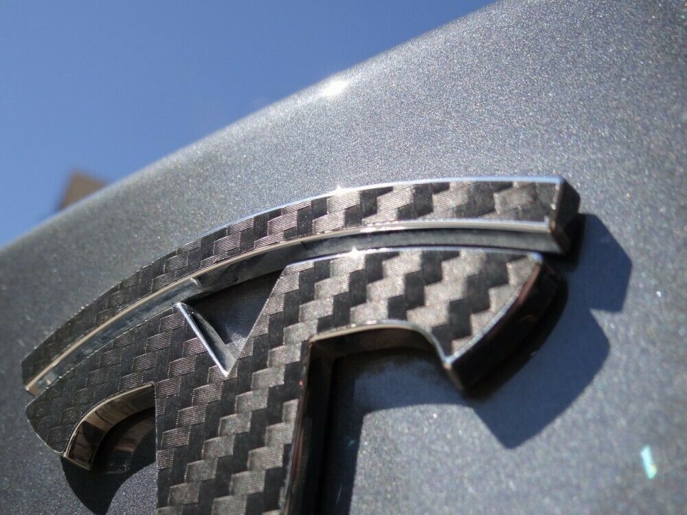 Tesla Model S Fascia Nose Cone Emblem Sticker